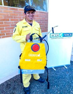 Paraguay PREP Alcides firefighter