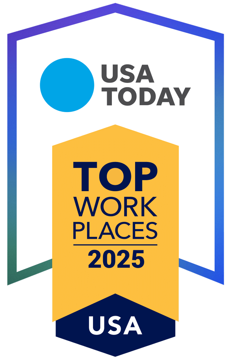 USA Today Top Places to Work 2024 award.