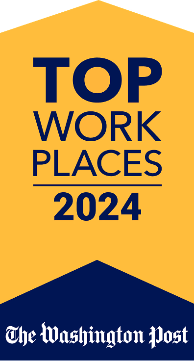 The Washington Post Top Places to Work 2024 award.