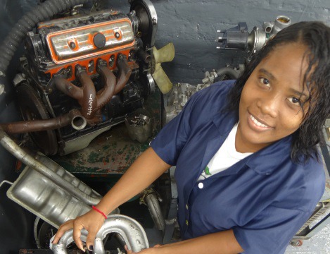 Colombia ACIP Hermyleidy Palacios Carabali, automative trainee