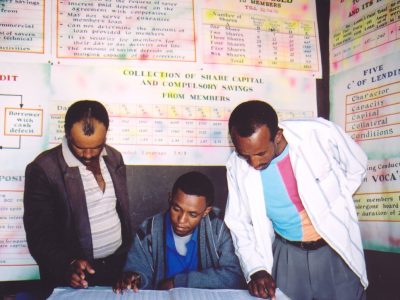Ethiopia savings credit, men