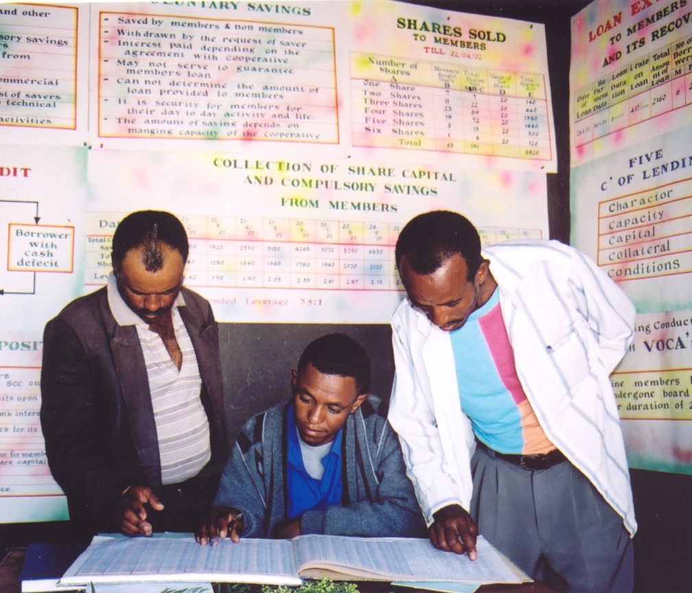 Ethiopia savings credit, men