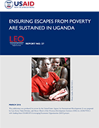 ensuring sustained poverty escapes uganda report cover