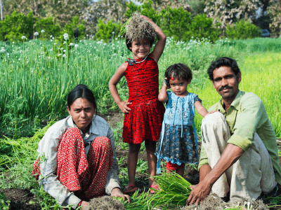 farmer family in India