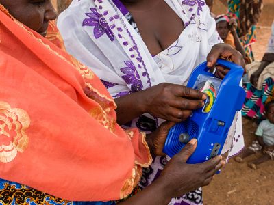 Women tuning into radio for agricultural programs