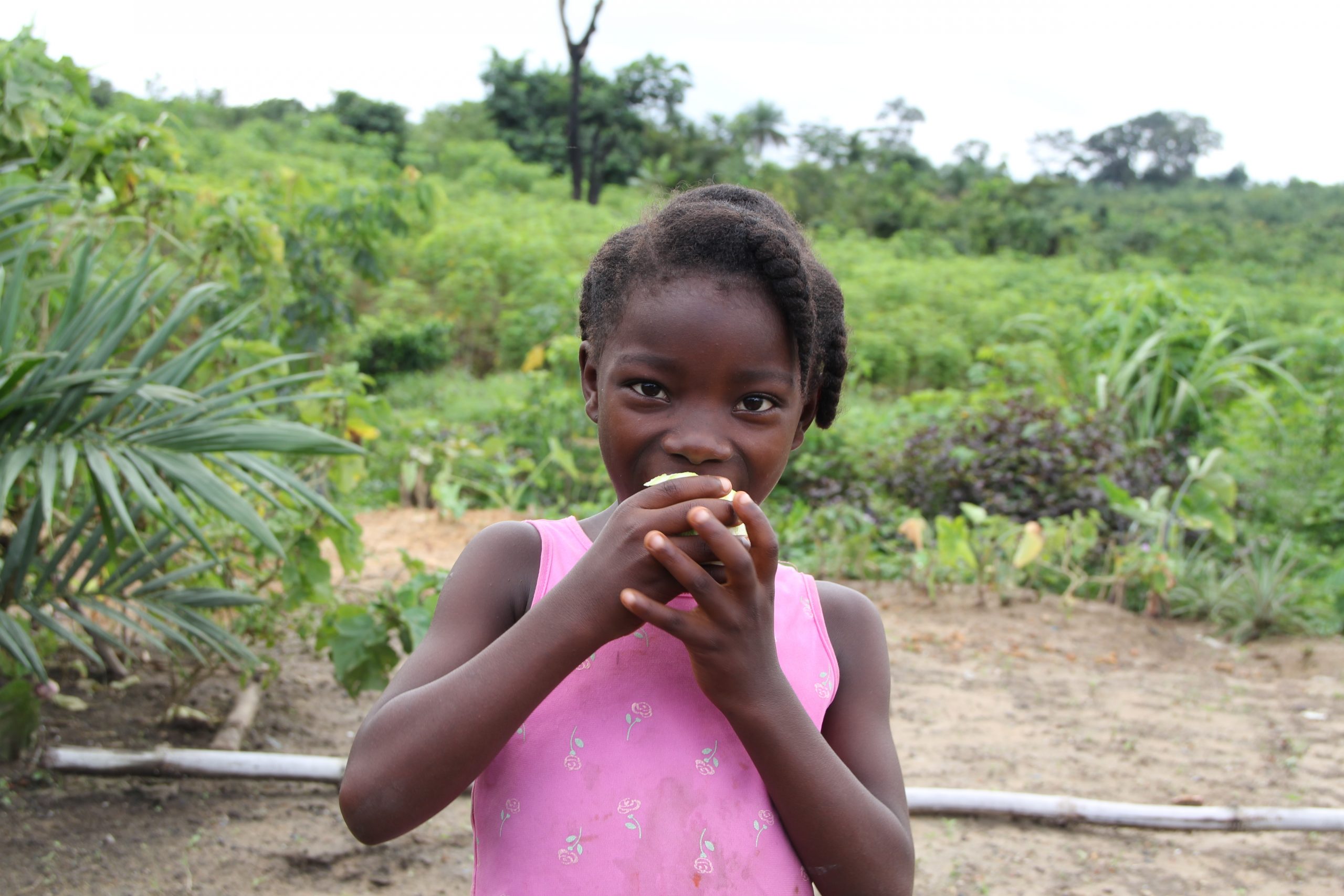 Liberia LAUNCH farmer's child