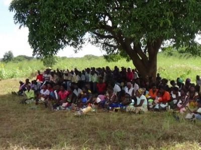 smallholder farmers at field day in Zambia