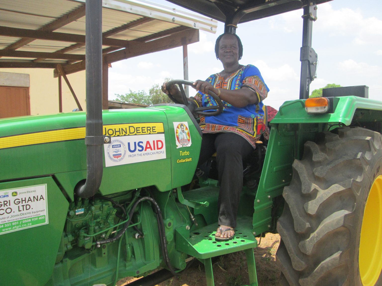 Woman Farmer Buys Tractor through Ghana ADVANCE II Grant Program ACDI