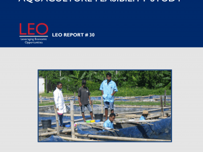 East Timor Aquaculture Feasibility Study