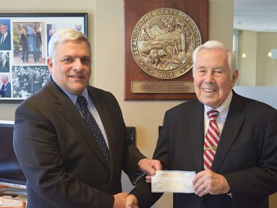 Bill Polidoro and Senator Lugar