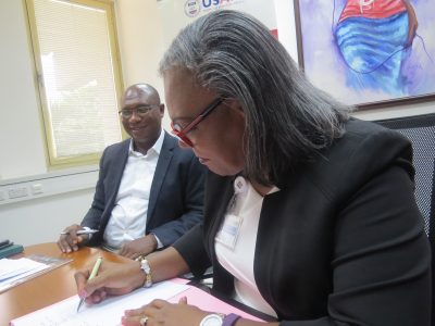 Nestle's Freda Duplan signing MOU