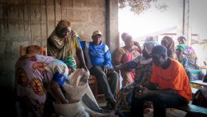 Ghana ADVANCE II Techiman Maize Traders hard at work