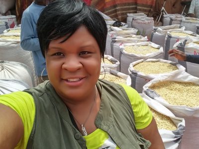 Makeba Clay in Ghana, Farmer-to-Farmer