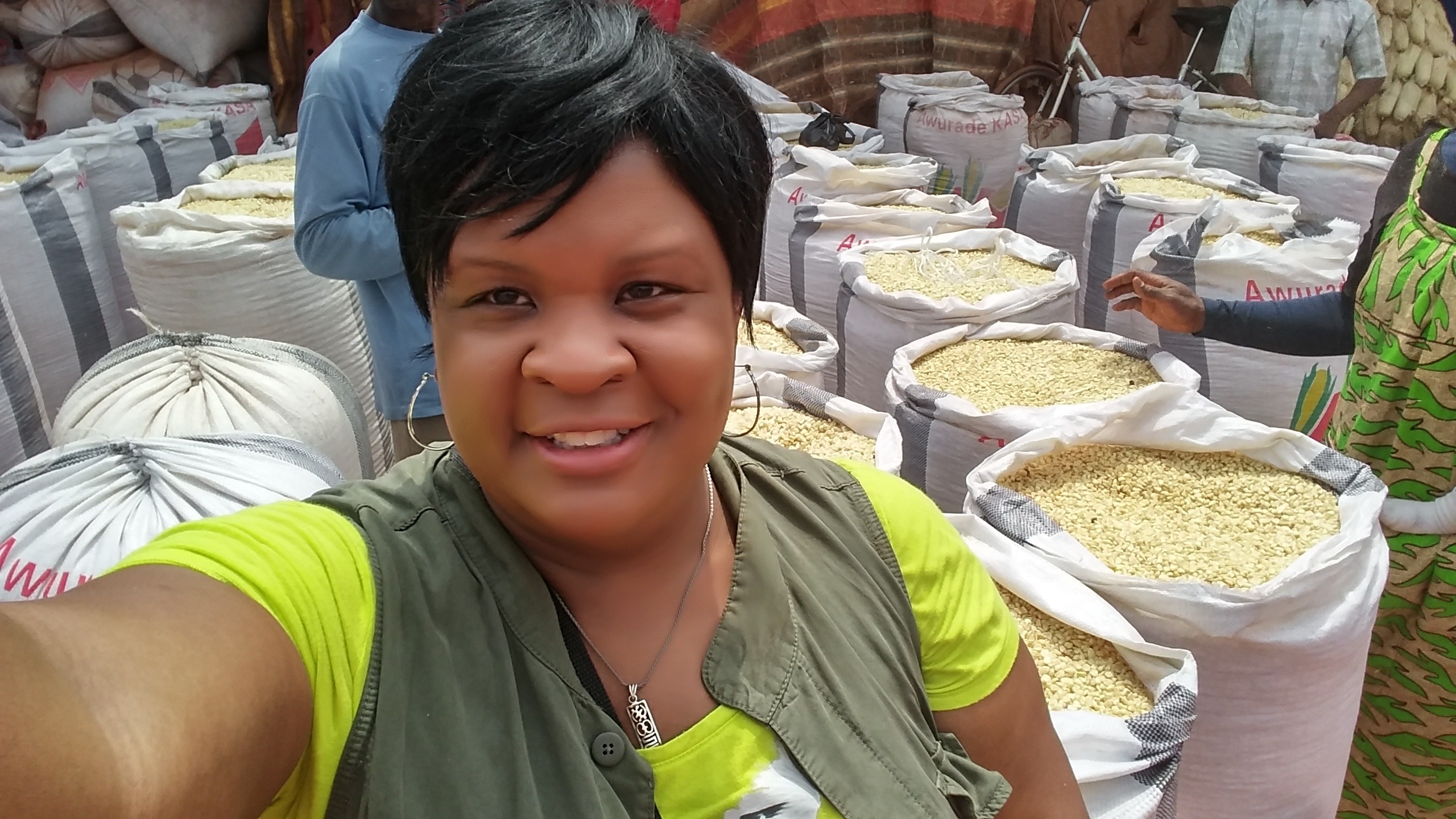 Makeba Clay in Ghana, Farmer-to-Farmer