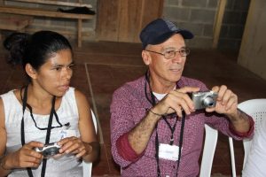 ACDI/VOCA project participant Balvino uses a camera