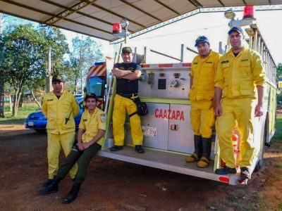 ACDI/VOCA Paraguay PREP volunteer firefighters