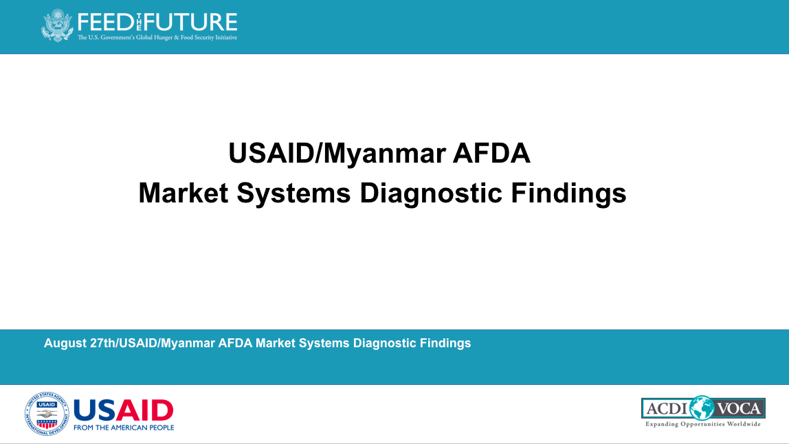 Burma-AFDA-Diagnostic finding ppt cover screenshot